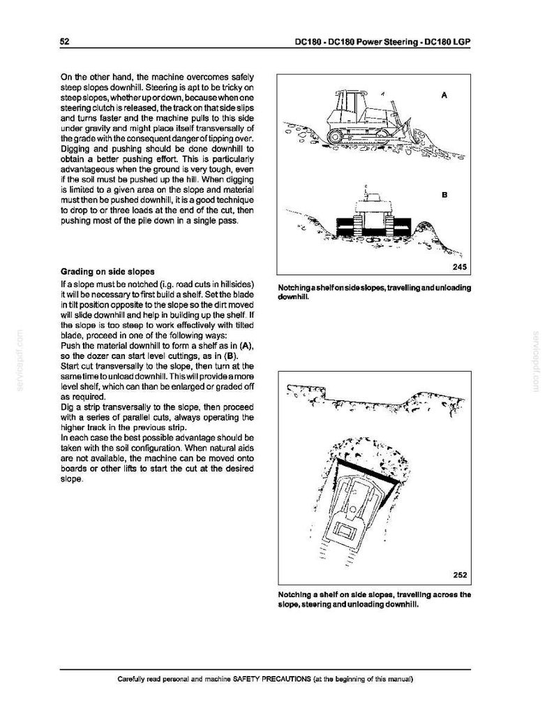 New Holland DC180 PS Dozer Crawler Operator Owners Operation Manual | Instant PDF Download image 8