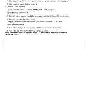 May include: A white document titled "Electrical systems - FAULT CODES" with troubleshooting steps for electrical systems. Includes instructions for measuring resistance and checking for faults in connectors and wiring harnesses.