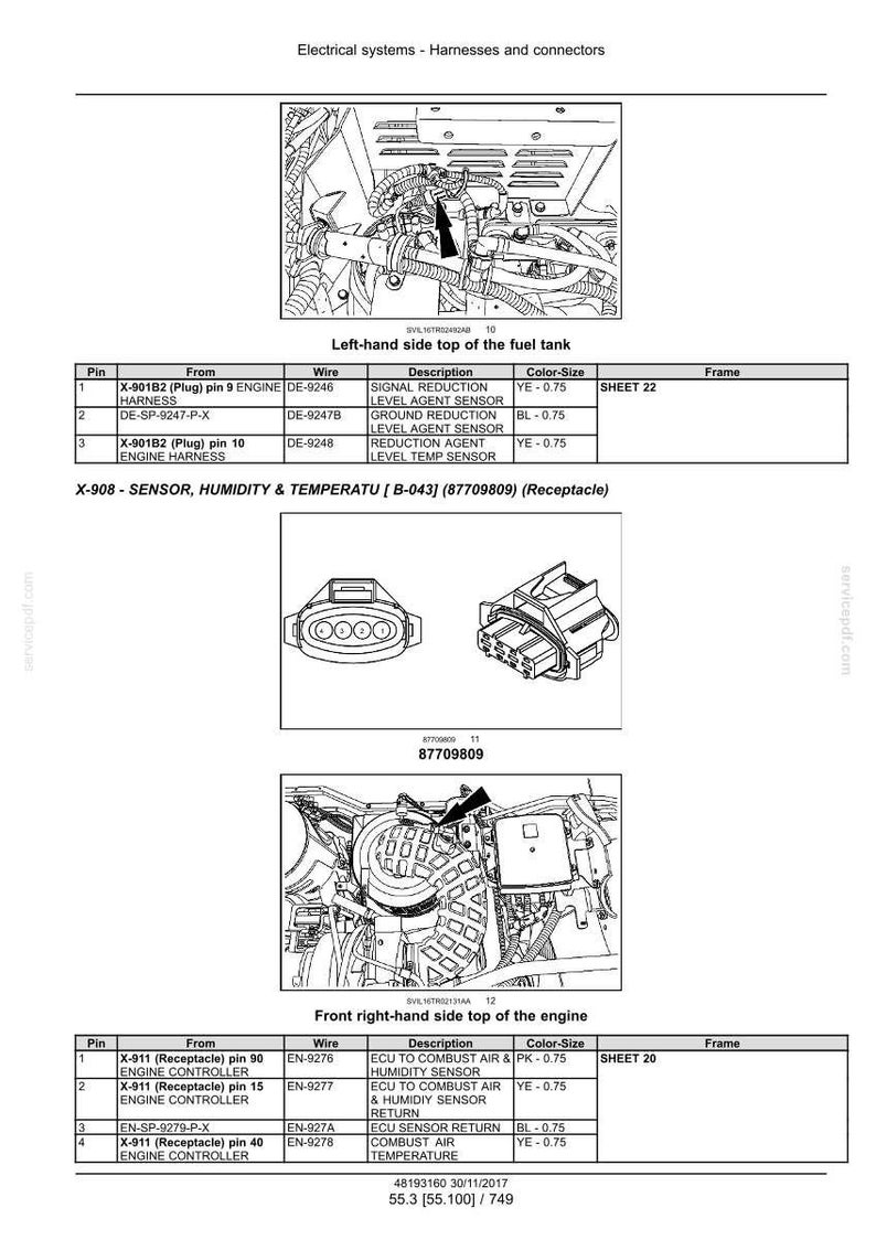 Case Optum 270, 300 CVX Tier 4B (slutlig) Traktorservice och reparation Verkstadsmanual | Direkt PDF-nedladdning bild 6