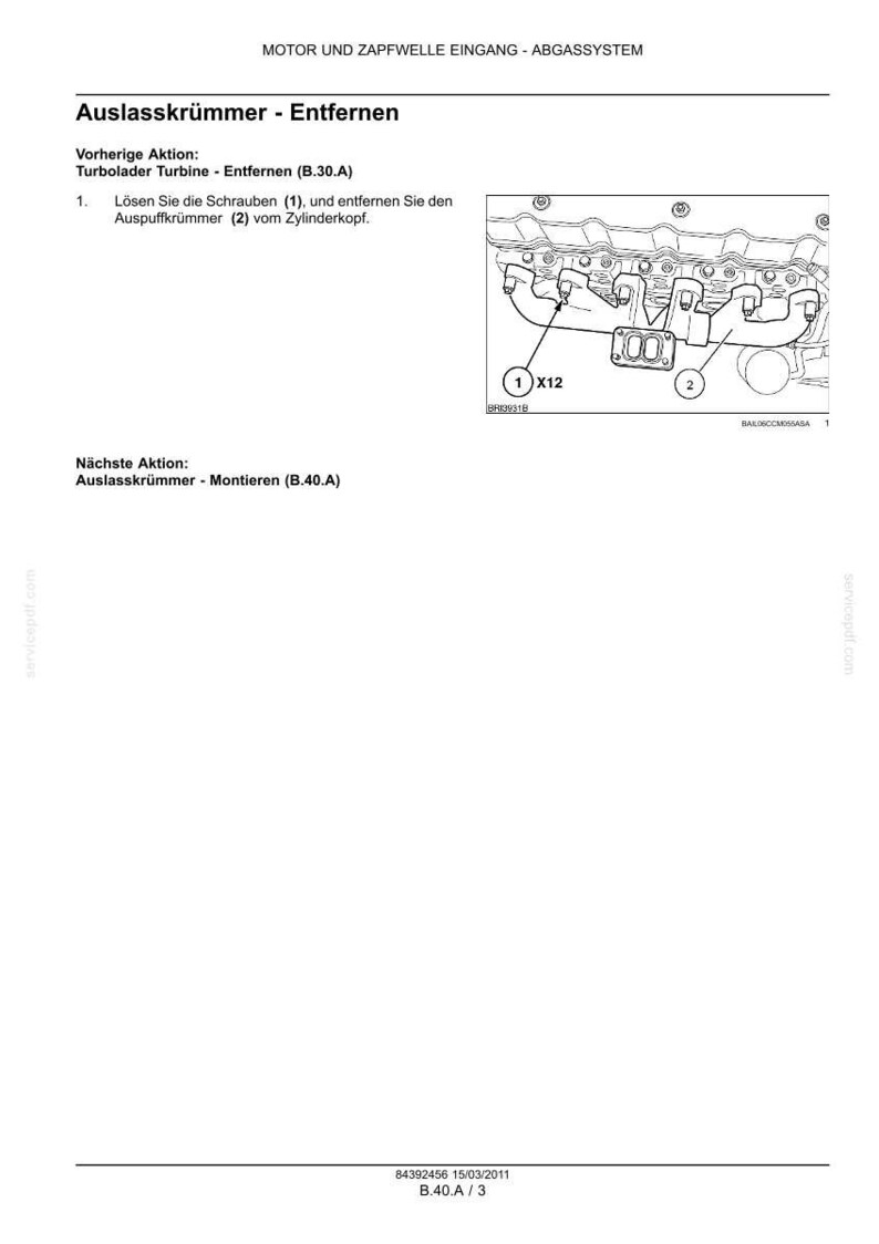 Steyr F4DFE613、F4HFE613 Wartungshandbuch 修理工場 | PDFダウンロード 画像 8