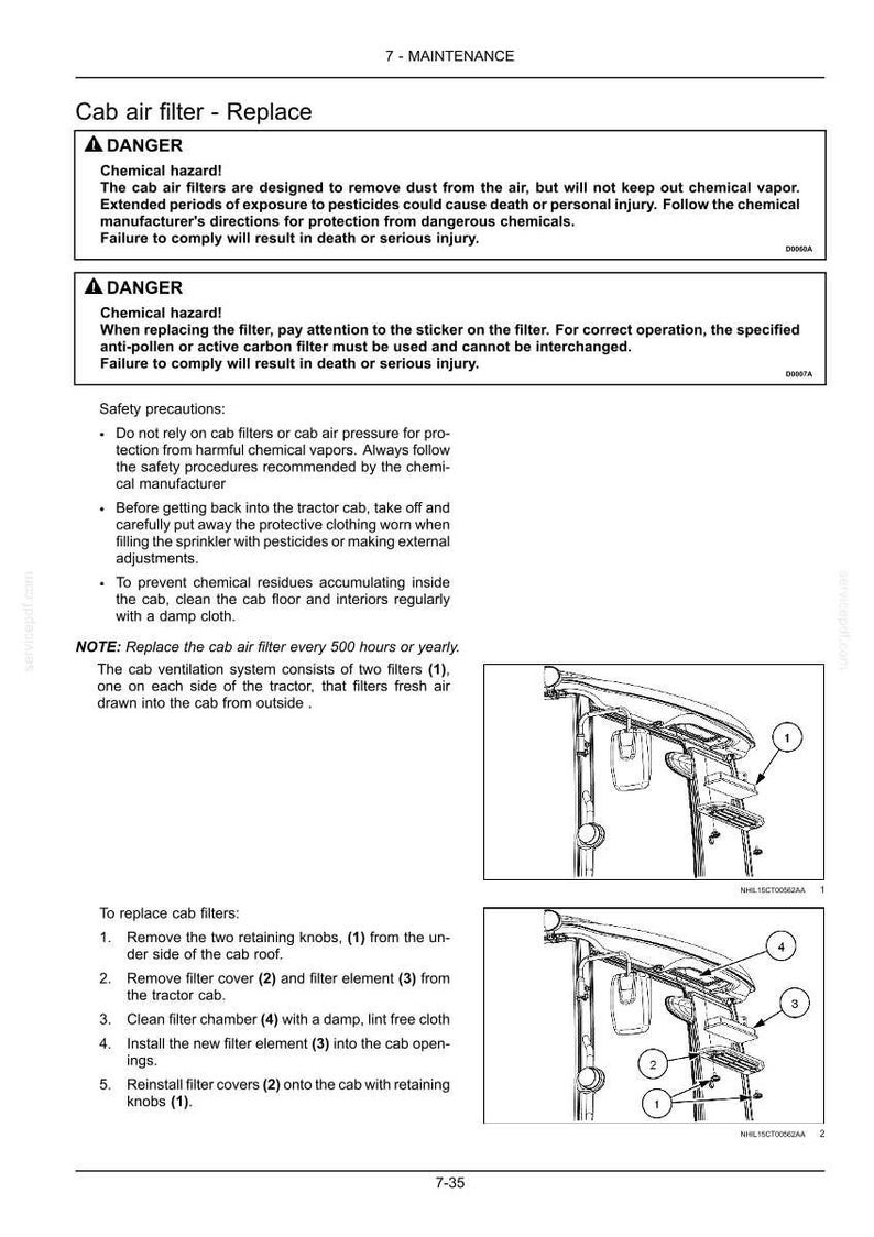 New Holland Boomer 37 Compact Tractor Operator Owners Operation Manual | Instant PDF Download image 9