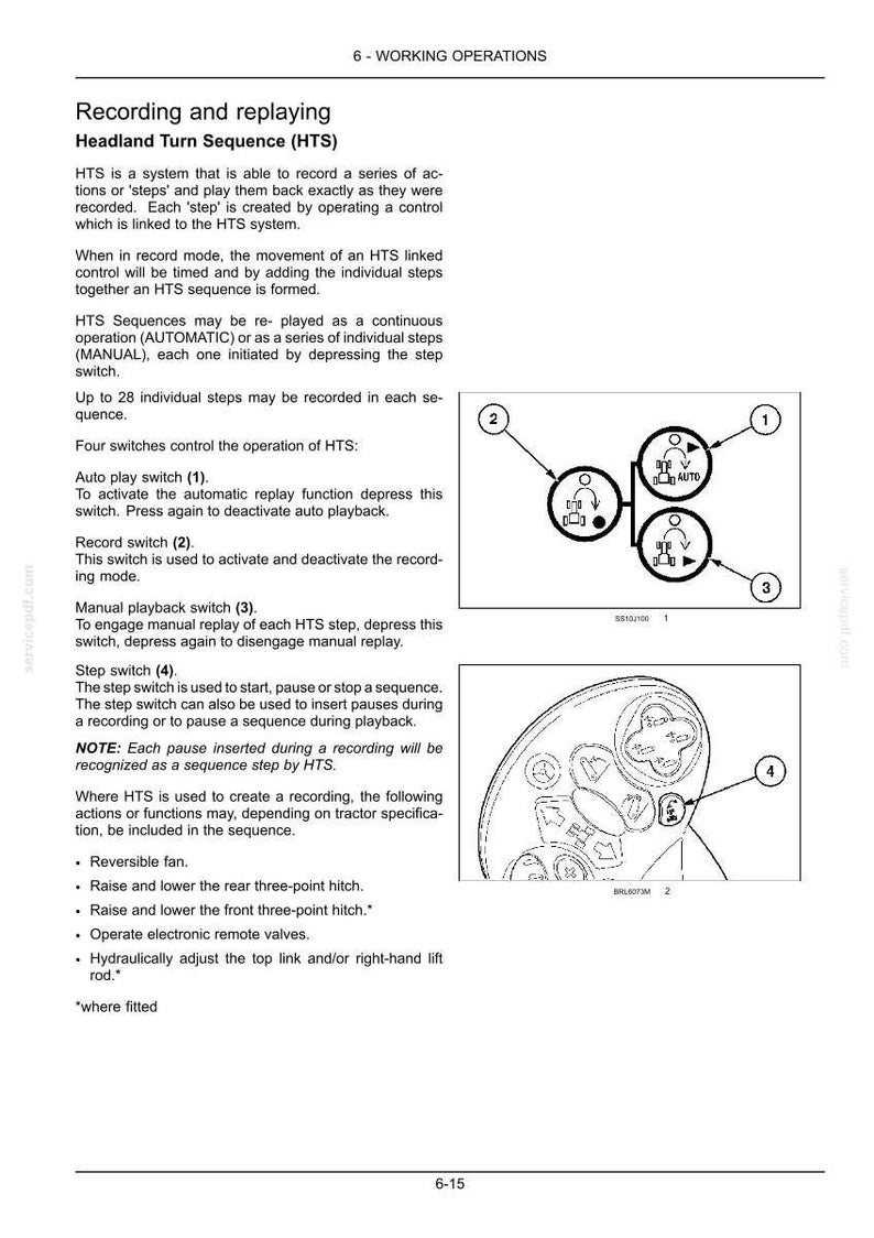 New Holland T6.145, T6.155, T6.165, T6.175 AutoCommand Tier 4B (final) Tractor Operator Owners Operation Manual | Instant Pdf Download image 6