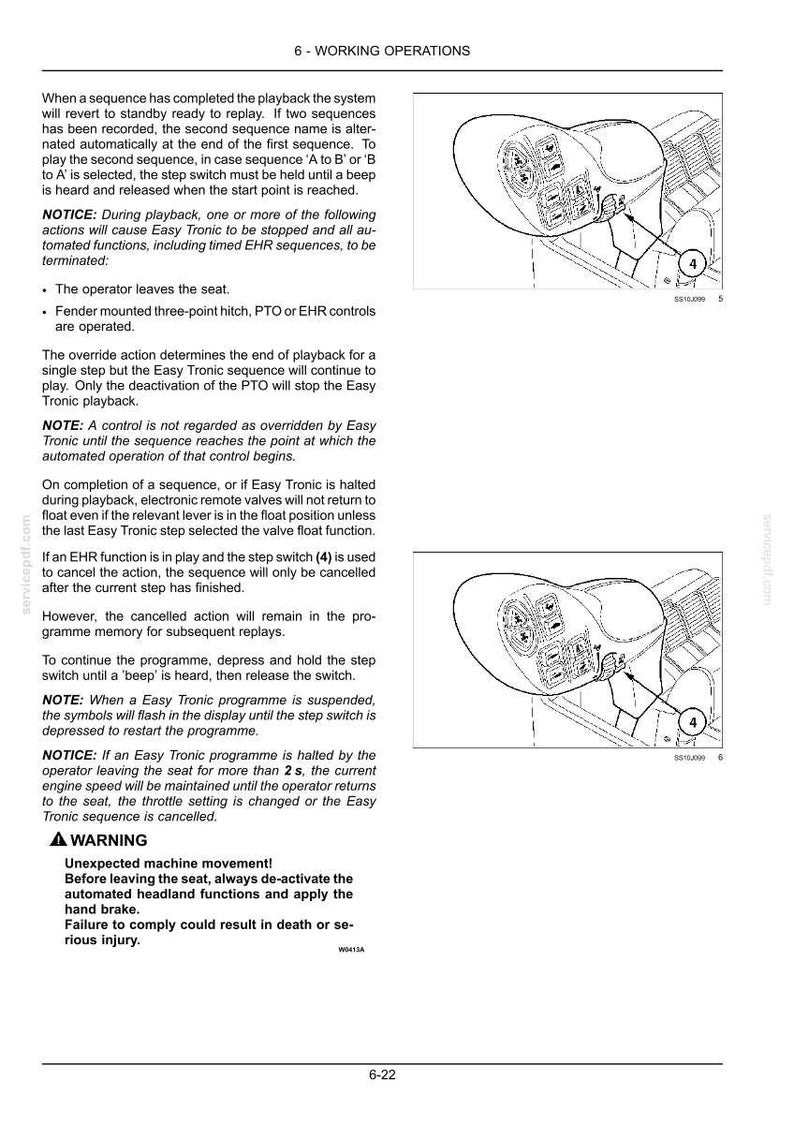 Steyr 6150, 6165, 6175 CVT Stage IV Tractor Operator Owners Operation Manual | Instant PDF Download image 5