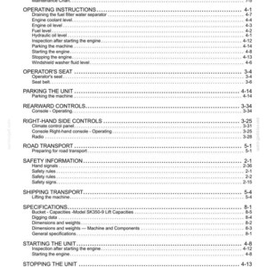Kobelco SK350-9L Tier 3 Hydraulic Excavator Operator Owners Operation Manual | Instant PDF Download image 10