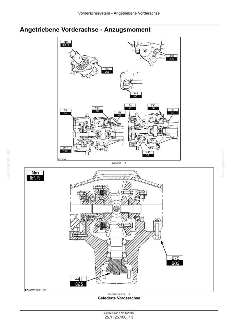 Steyr 6150 Cvt, 6165 CVT, 6175 CVT Stage Iv Traktor Wartungshandbuch Reparatur Werkstatthandbuch | PDF-Download | Market: Europe image 4