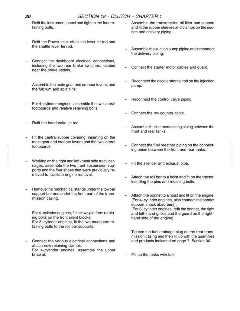New Holland Tk76, TK85, TK85M Crawler Tractor Service Repair Workshop Manual | Instant PDF Download image 5