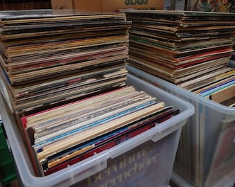 Nice Lot of (20) RANDOM LP's Records 12" 33 RPM vinyl records for playing or resale