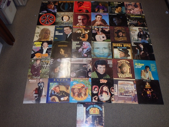 country music vinyl record albums