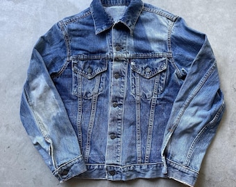Vintage Levi's Big E-truckerjack – jaren 60, VS-denimblauw (S/M)