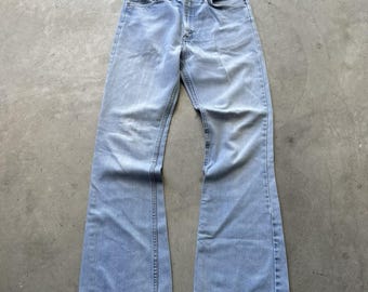 Levis 646 Orange Tab para hombre, talla 29x31, lavado claro, estilo acampanado, estilo vintage de los años 70.