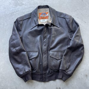 Cooper Leather Jacket Vintage - Etsy