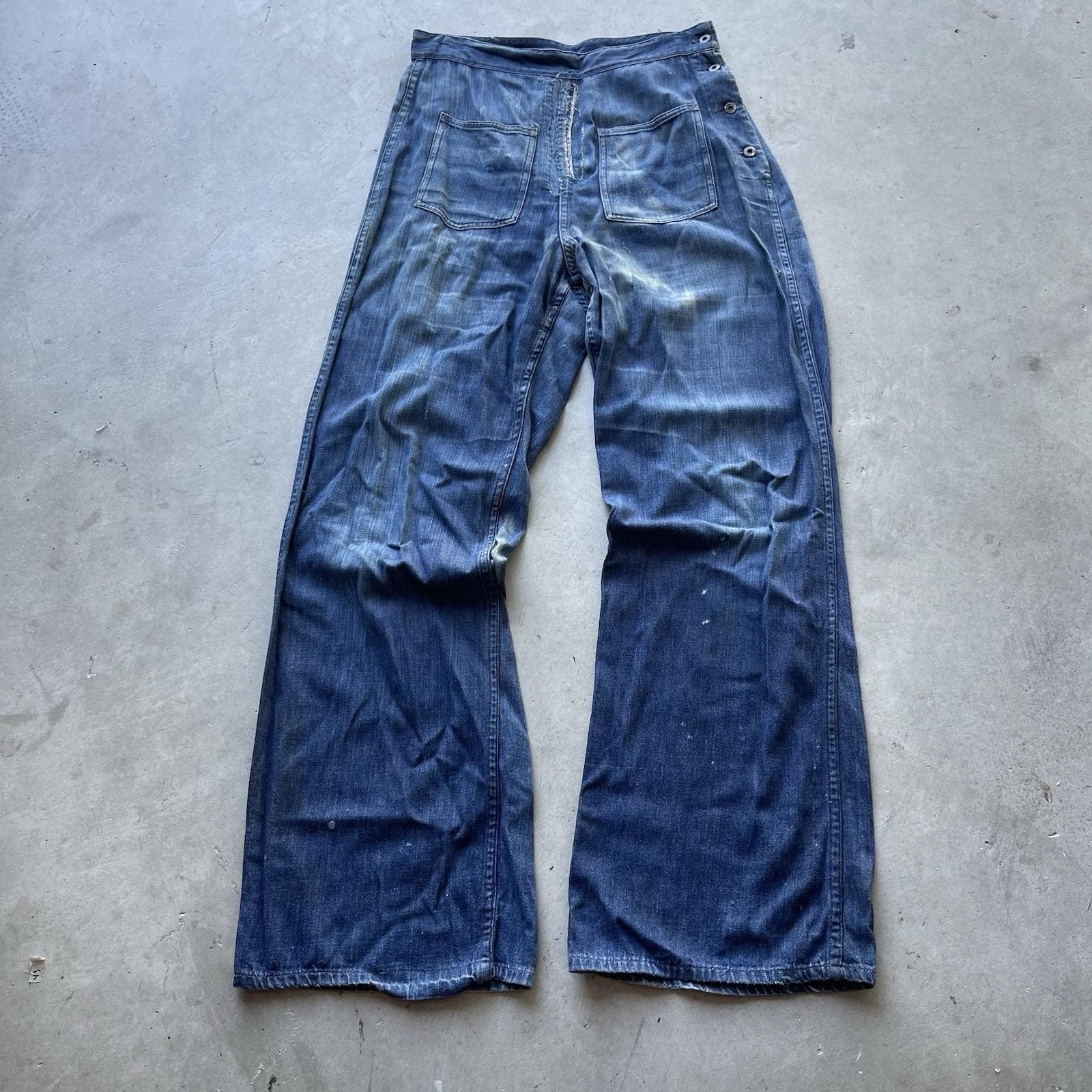Donut button jeans - Etsy 日本