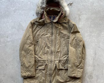 Polo Sport Ralph Lauren jack dames medium beige parka coyote fur hood