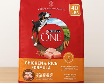 Purina One Chicken & Rice Formula Adult Dog Food – Natural Kibble