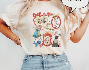Frozen Coquette Bow T-Shirt, Elsa Olaf Anna Kristoff Shirt
