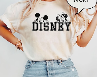 Comfort Colors® Disney T-Shirt, Disneyland Shirt, Disney Couple Vacation Shirt, Disney Trip Shirt, Mickey And Minnie Shirt, Disney World Tee