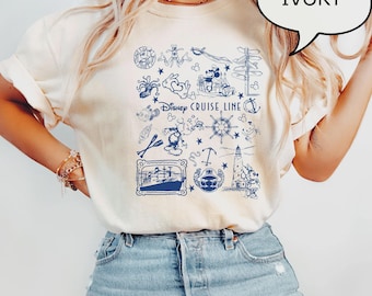 Comfort Colors® Disney Cruise T-Shirt, Stitch Cruise T-Shirt, Disney World Shirt, Mickey And Friends Cruise Shirt