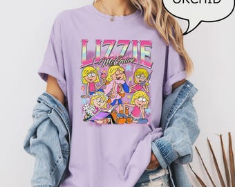 Comfort Colors® Retro Lizzie McGuire T-Shirt, Disney Girls Trip Shirt, Disney Vacation Shirt, Vintage Lizzie McGuire Shirt