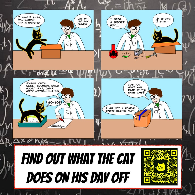 Schrödinger's cat comic