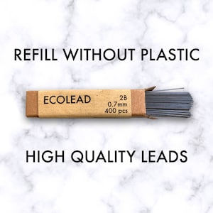 High Quality Pencil Lead refill - 0.5 0.7 2.0mm - 2H - HB - 2B - 4B - Plastic free Eco friendly Zero waste - drawing - art - back to school