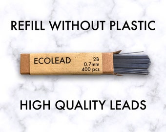 High Quality Pencil Lead refill - 0.5 0.7 2.0mm - 2H - HB - 2B - 4B - Plastic free Eco friendly Zero waste - sketch - drawing - art - school