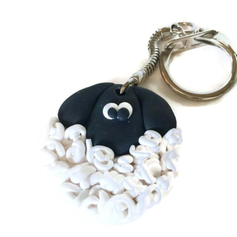 sheep keychain