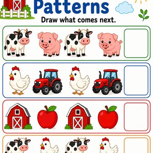 Bauernhof Bilderpuzzle | Farmaktivitätsseiten | Druckbare PDF | Digitaler Download Bild 6