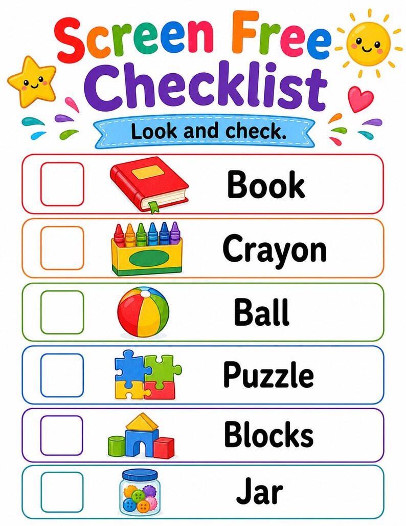Screen Free Summer Pages | Screen Free Activities for Kids | Printable PDF | Digital Download image 4