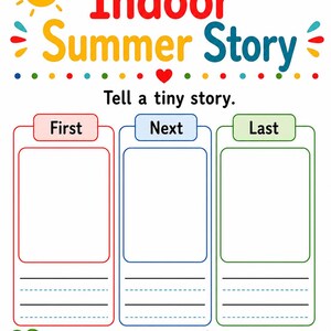 Indoor Sommer Spiel Seiten | Indoor-Sommeraktivitäten für Kinder | Druckbare PDF | Digitaler Download Bild 7