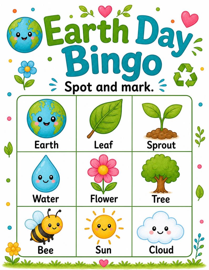 Earth Day Helper Activity Pages | Earth Day Activity Sheets | Printable PDF | Digital Download image 3