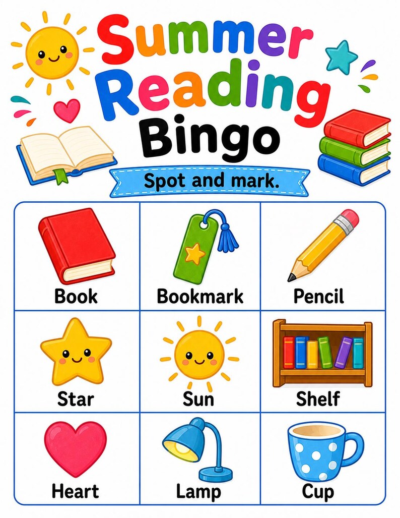 Pages du défi de lecture d'été | Journal de lecture d'été pour enfants | PDF imprimable | Téléchargement numérique image 3