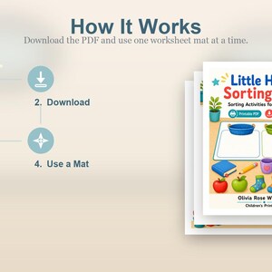 Little Hands Sorting Mats | Sorting Activities for Preschoolers | Printable PDF | Digital Download image 8