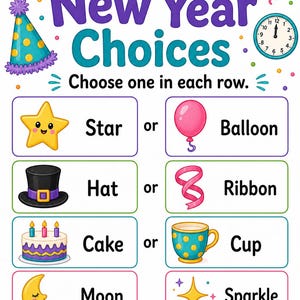 Sparkle Neujahrs-Tätigkeitsseiten | Neujahrs-aktivitätsblätter | Druckbare PDF | Digitaler Download Bild 6