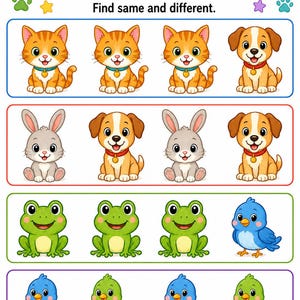 Animal Search Pages | Animal Activity Pages | Printable PDF | Digital Download image 5