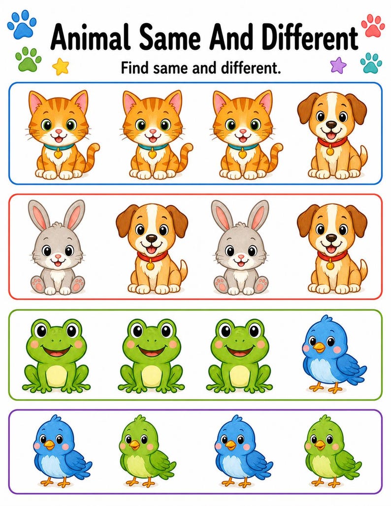 Animal Search Pages | Animal Activity Pages | Printable PDF | Digital Download image 5