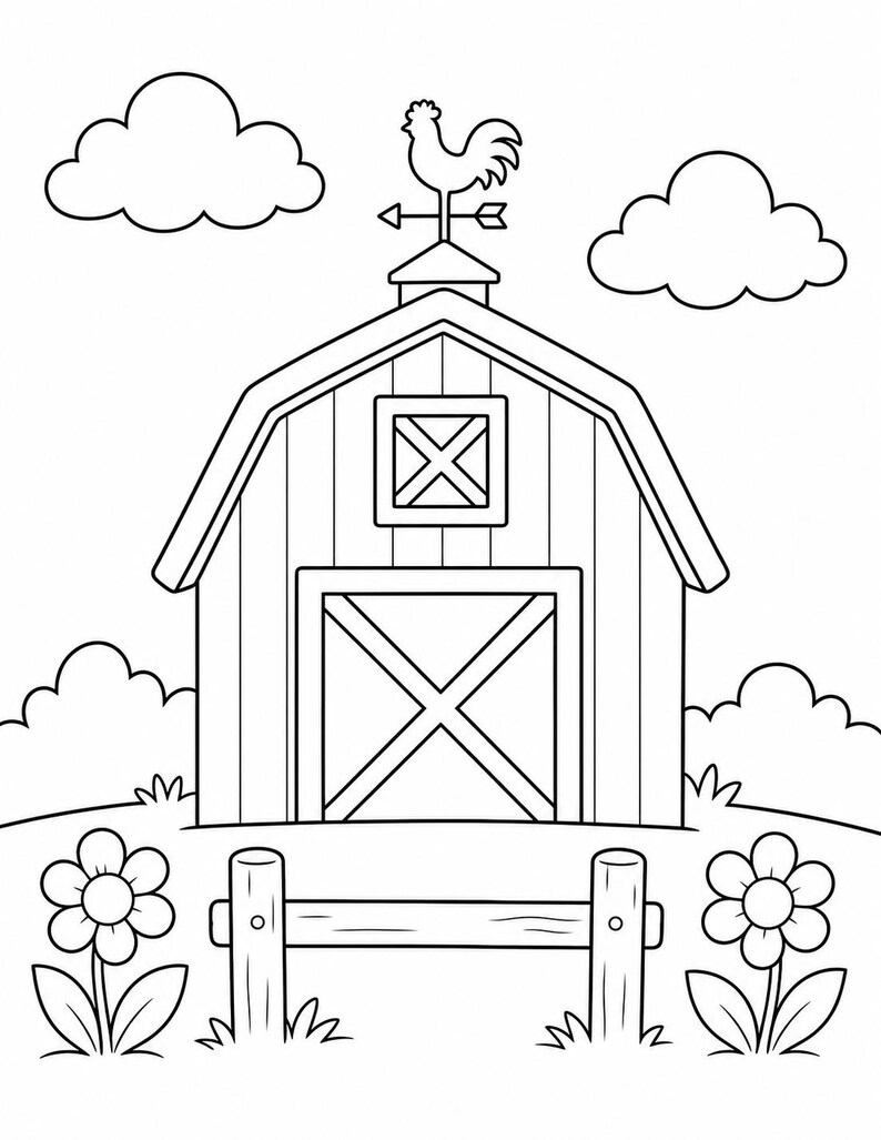 Bauernhof Freunde | Tiere vom Bauernhof | Druckbare PDF | Digitaler Download Bild 7