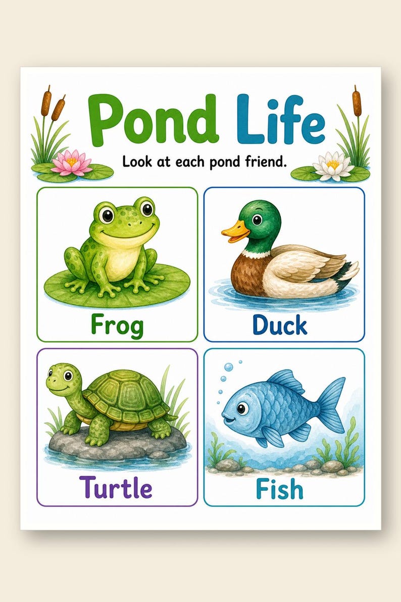 Pond Life Explorer | Pond Life Worksheets | Printable PDF | Digital Download image 9