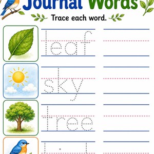 Little Nature Journal | Nature Journal for Kids | Printable PDF | Digital Download image 6