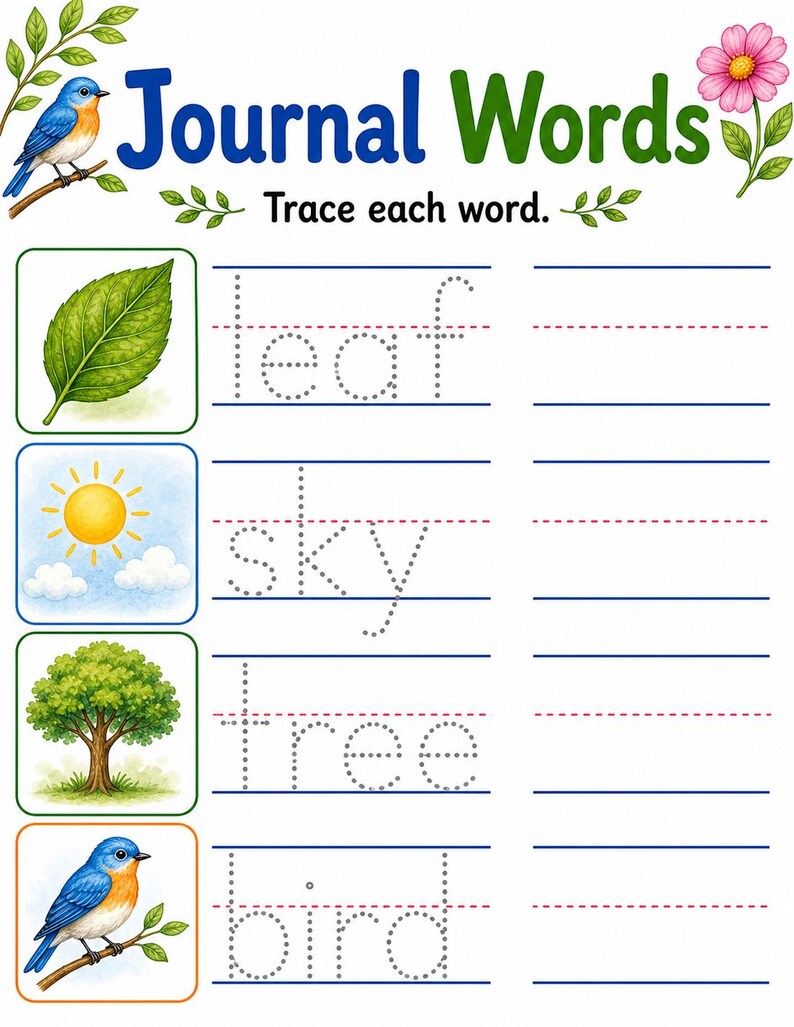Little Nature Journal | Nature Journal for Kids | Printable PDF | Digital Download image 6