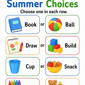 Vorschule Sommer Spaß Seiten | Sommer-Aktivitäten für Kinder im Vorschulalter | Druckbare PDF | Digitaler Download Bild 6