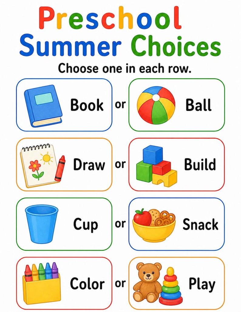 Vorschule Sommer Spaß Seiten | Sommer-Aktivitäten für Kinder im Vorschulalter | Druckbare PDF | Digitaler Download Bild 6