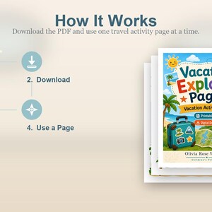 Vacation Explorer Pages | Vacation Activity Pages | Printable PDF | Digital Download image 8