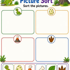 Dinosaur Thinking Pages | Dinosaur Activity Sheets | Printable PDF | Digital Download image 3