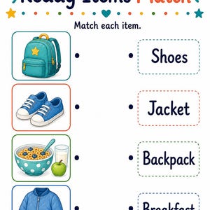 Morgen Bereiter Weg | Morgen-Routine-Diagramm | Druckbare PDF | Digitaler Download Bild 5