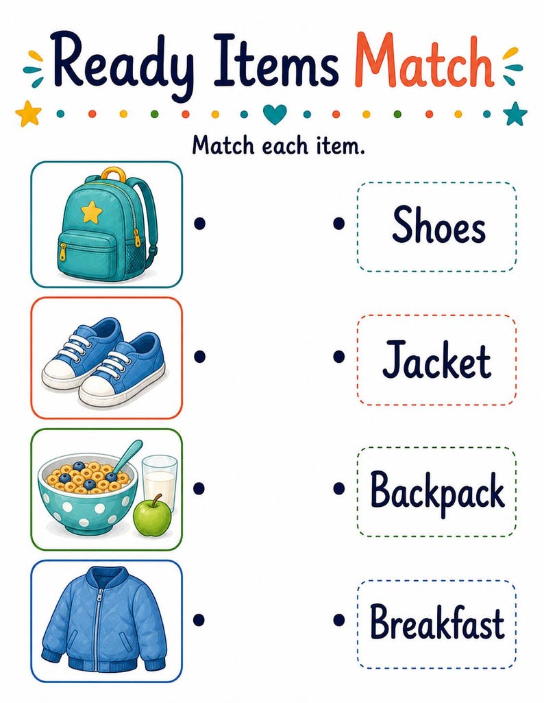 Morgen Bereiter Weg | Morgen-Routine-Diagramm | Druckbare PDF | Digitaler Download Bild 5