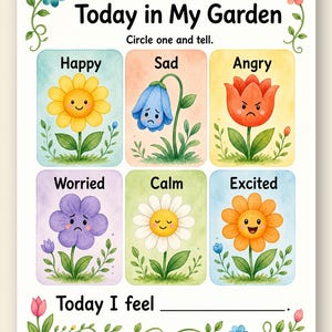 Giardino del Controllo delle Emozioni / Controllo delle Emozioni / PDF stampabile / Download digitale immagine 9