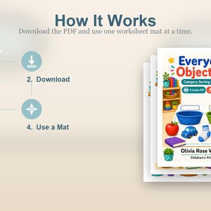 Everyday Object Sort | Category Sorting Worksheets | Printable PDF | Digital Download image 8