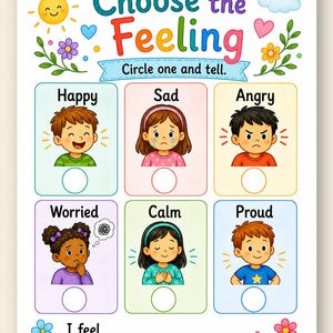 SEL Choice Pages | SEL Worksheets | Printable PDF | Digital Download image 9