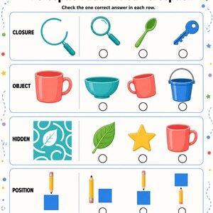 Visual Perception Lab | Visual Perception Worksheets | Printable PDF | Digital Download image 7