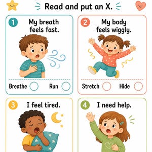 Calm Choice Board | Calm Down Choice Board | Printable PDF | Digital Download image 5